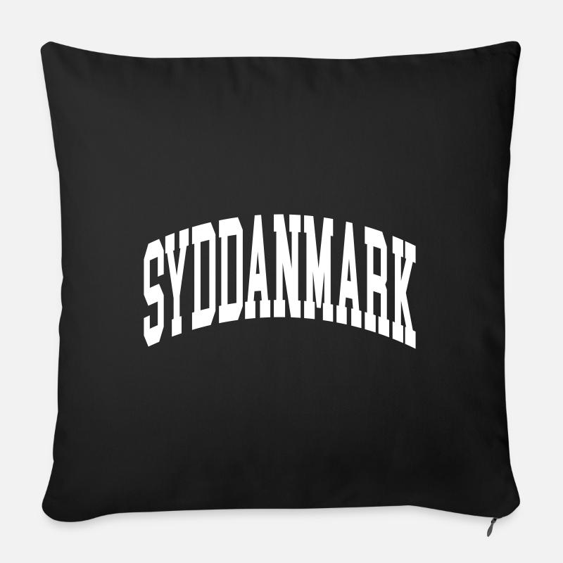 Syddanmark - Sofakissen mit Füllung 45 x 45 cm - Schwarz