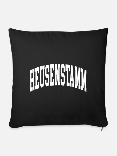 Heusenstamm - Sofakissen mit Füllung 45 x 45 cm - Schwarz