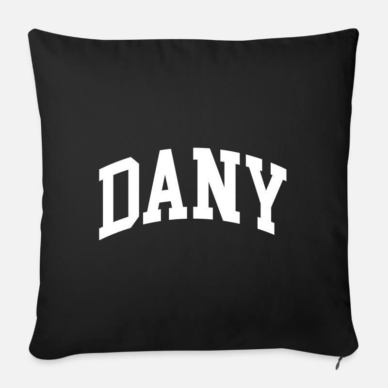 Dany - Sofakissen mit Füllung 45 x 45 cm - Schwarz