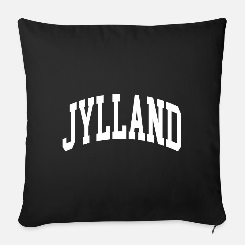 Jylland - Sofakissen mit Füllung 45 x 45 cm - Schwarz