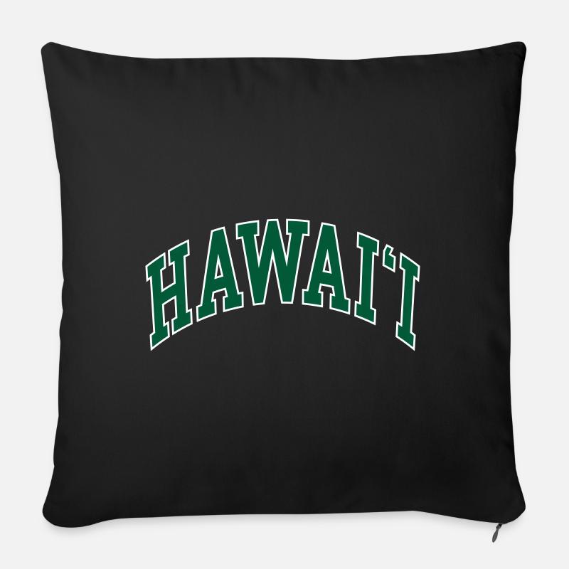Hawaii - Sofakissen mit Füllung 45 x 45 cm - Schwarz