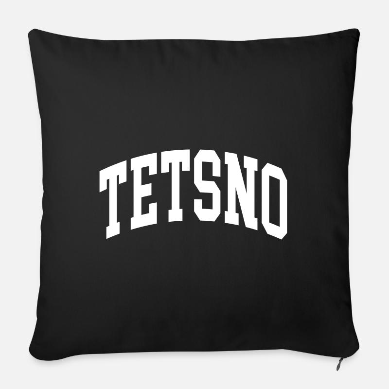 Tetsno - Sofakissen mit Füllung 45 x 45 cm - Schwarz