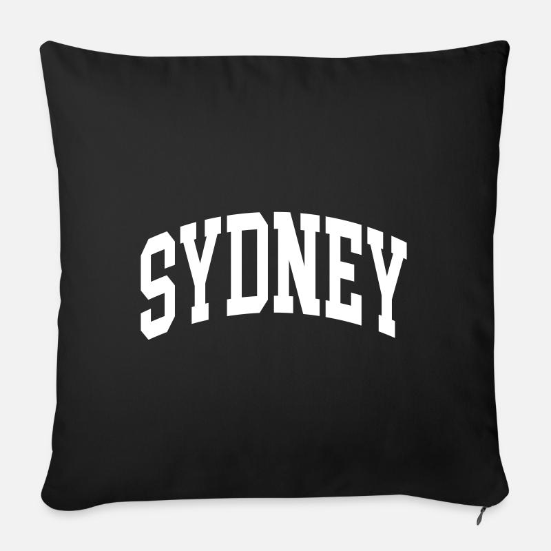 Sydney - Sofakissen mit Füllung 45 x 45 cm - Schwarz