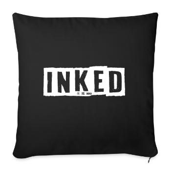 Inked graffiti tattoo - Sofa pillow with filling 45cm x 45cm - black - Front