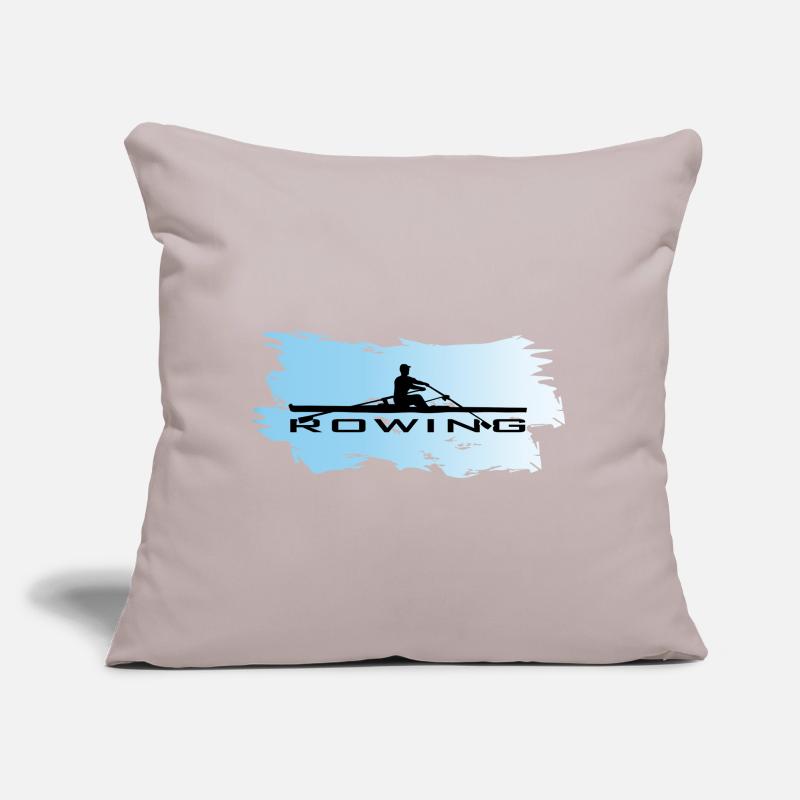 Ramer, Un Rameur, Eau Coussin et housse de 45 x 45 cm