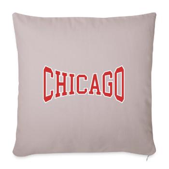 Chicago - Sofa pillow with filling 45cm x 45cm - light taupe - Front
