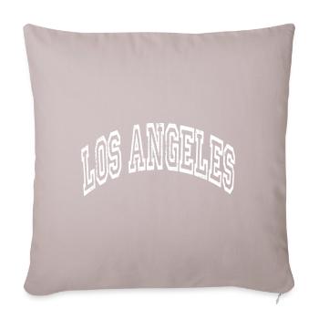 Los Angeles - Coussin et housse de 45 x 45 cm - taupe clair - Devant