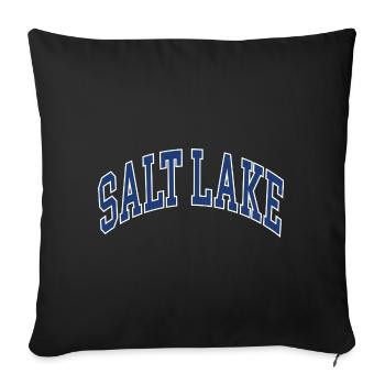 Salt Lake - Sofa pillow with filling 45cm x 45cm - black - Front