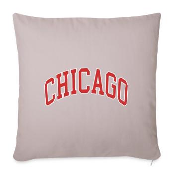 Chicago - Sofa pillow with filling 45cm x 45cm - light taupe - Front