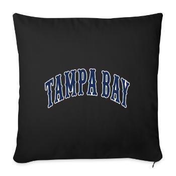 Tampa Bay - Sofa pillow with filling 45cm x 45cm - black - Front