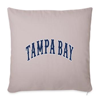 Baie de Tampa - Coussin et housse de 45 x 45 cm - taupe clair - Devant