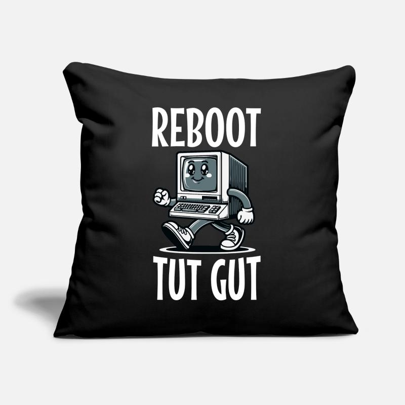 Reboot Tut Gut Administrator Sofakissen mit Füllung 45 x 45 cm