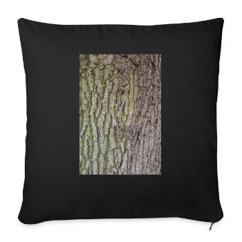 Eichenstamm - Sofakissen mit Füllung 45 x 45 cm - Schwarz - Vorne