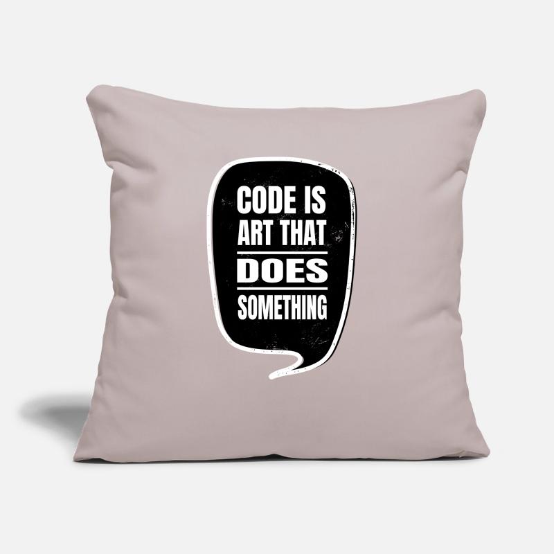 informatics c sharp programming fun jokes gift Sofa pillow with filling 45cm x 45cm