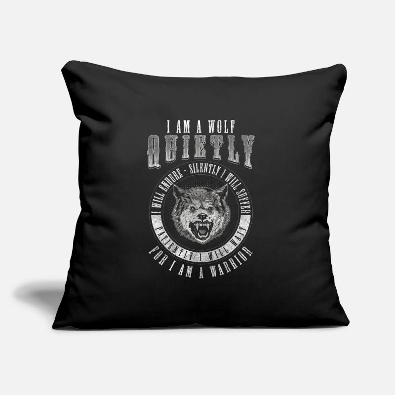Wolf Guide Nature Sofa pillow with filling 45cm x 45cm
