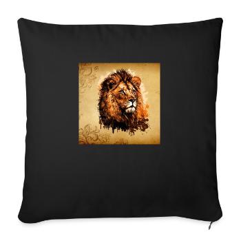 Courage in Color - Sofa pillow with filling 45cm x 45cm - black - Front