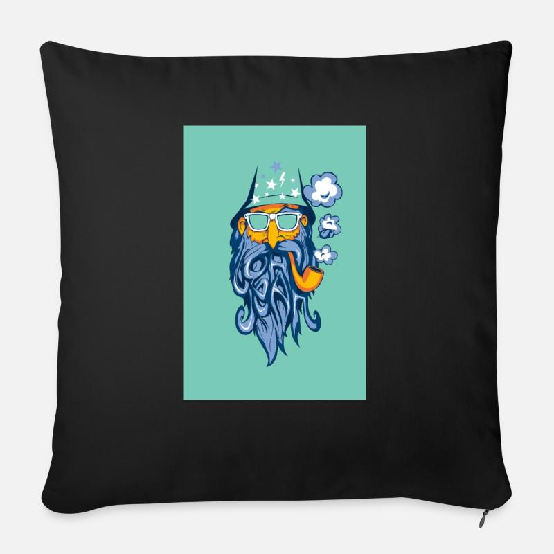 Oh yeah affiche - Coussin et housse de 45 x 45 cm - noir