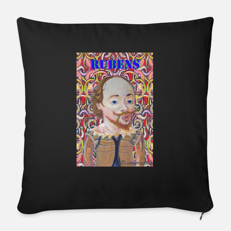 rubens 2 - Coussin et housse de 45 x 45 cm - noir