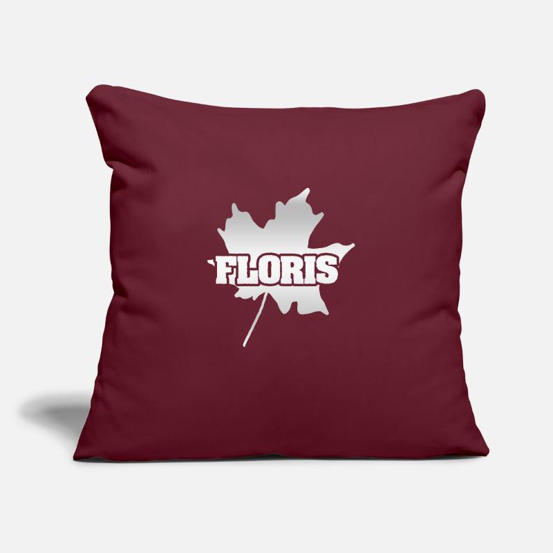 Maple leaf Floris Sofa pillow with filling 45cm x 45cm