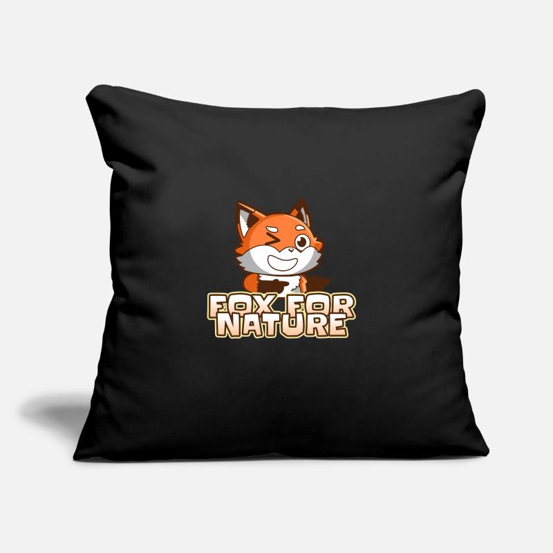 Fox for Nature ;) Sofakissen mit Füllung 45 x 45 cm