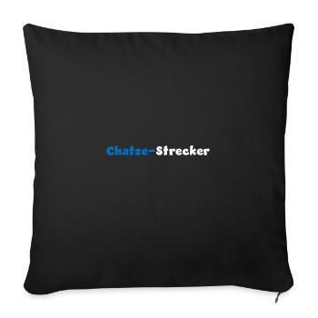 Chatze Strecker - Sofakissen mit Füllung 45 x 45 cm - Schwarz - Vorne