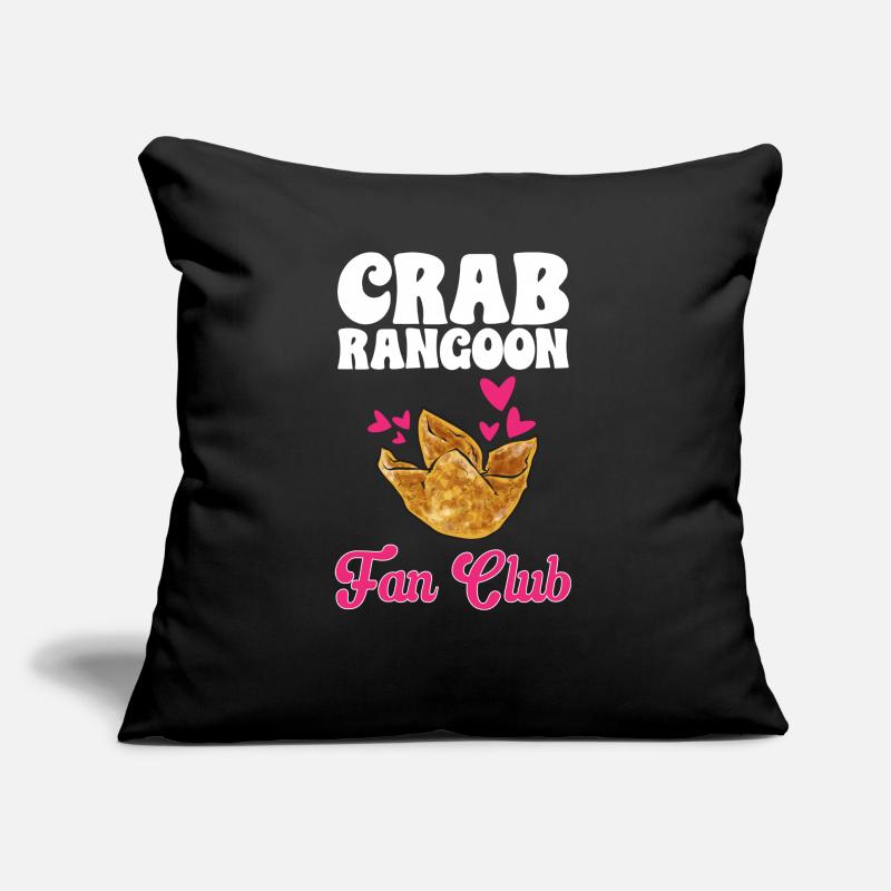 Krabben Rangoon Crab Rangoon Sofakissen mit Füllung 45 x 45 cm