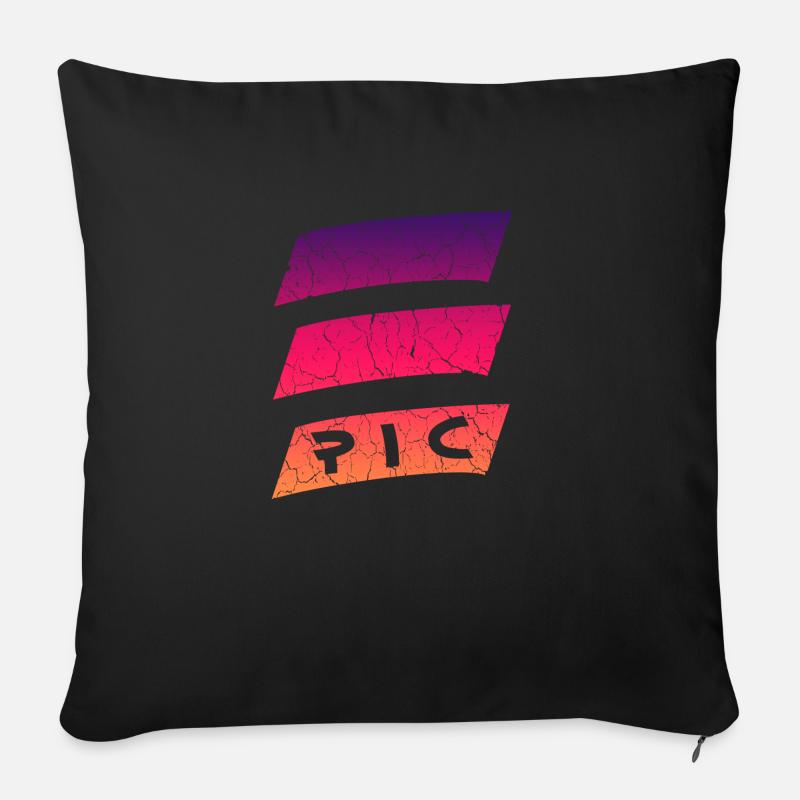 EPIC epic - Coussin et housse de 45 x 45 cm - noir