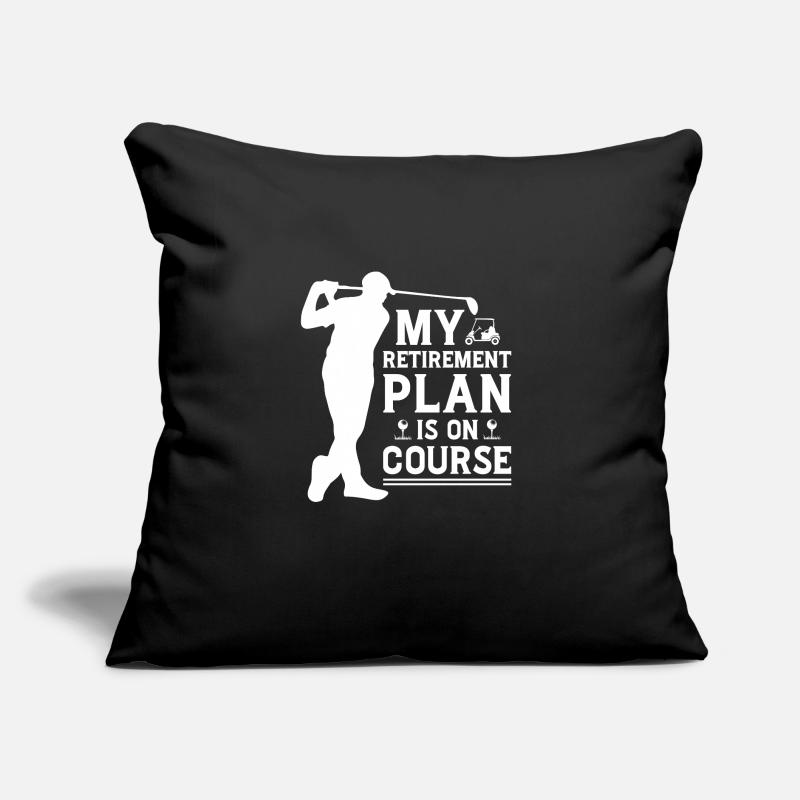 My Retirement Plan Golf Player Golfing Golf Course Sofakissen mit Füllung 45 x 45 cm