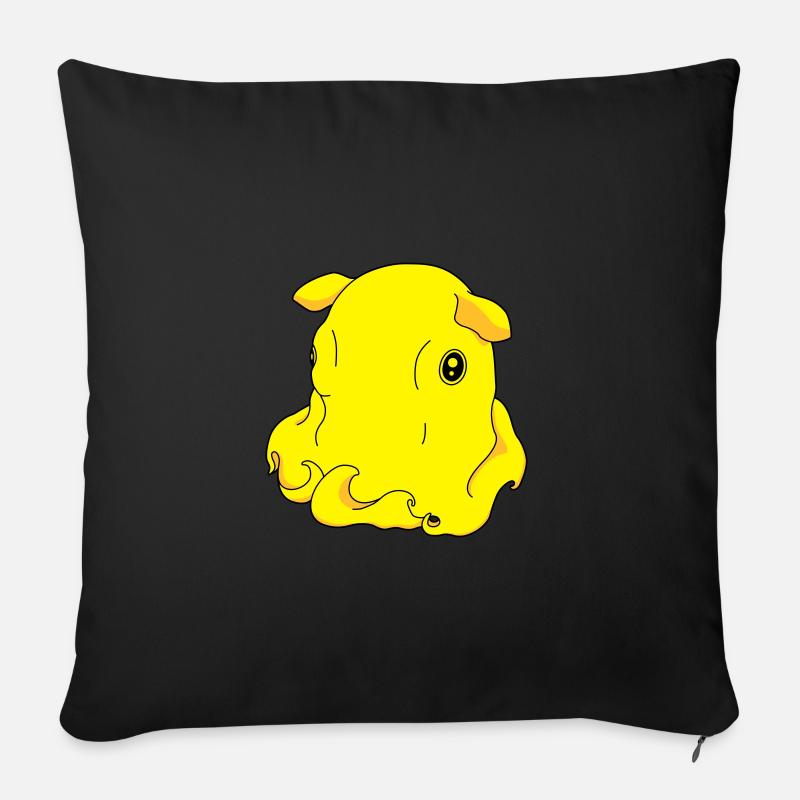 Pieuvre elephant parapluie - Coussin et housse de 45 x 45 cm - noir