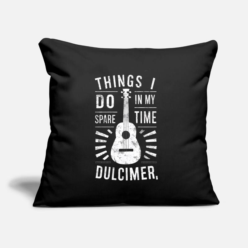 Gift for dulcimer lover Sofa pillow with filling 45cm x 45cm