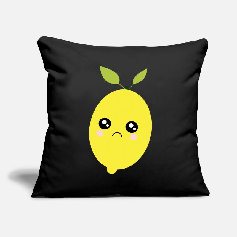 Lemon, Lime, Lime, Fruit, Fruit, Vegan Sofa pillow with filling 45cm x 45cm