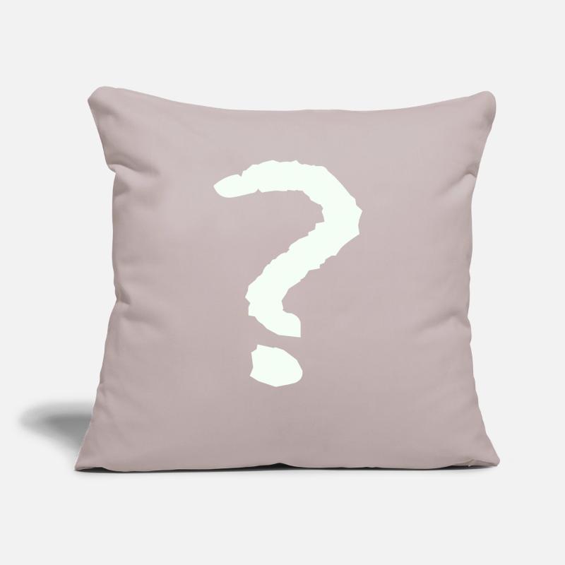 Points d’interrogation Coussin et housse de 45 x 45 cm