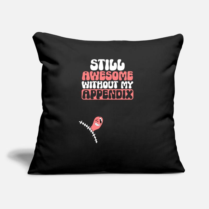 Appendicectomie Appendicite Coussin et housse de 45 x 45 cm