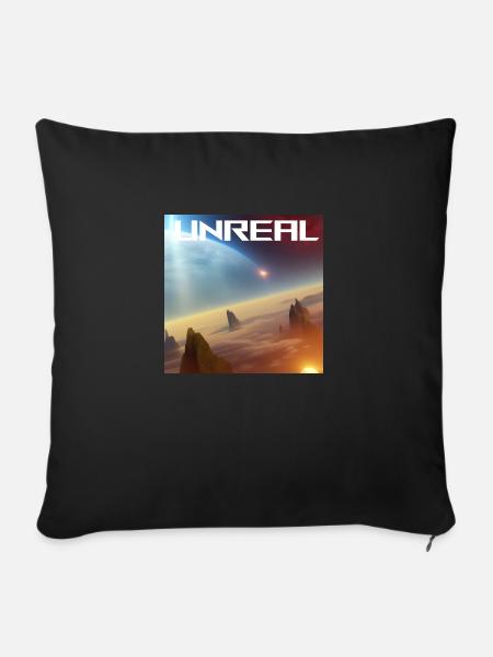 Space - Sofakissen mit Füllung 45 x 45 cm - Schwarz