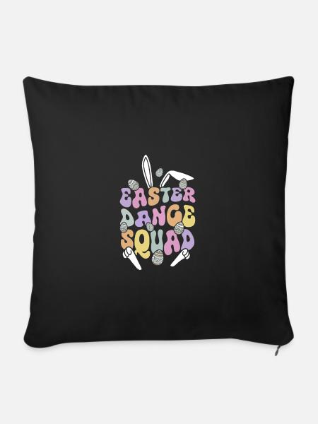 Easter dance squad Easter Day - Sofakissen mit Füllung 45 x 45 cm - Schwarz