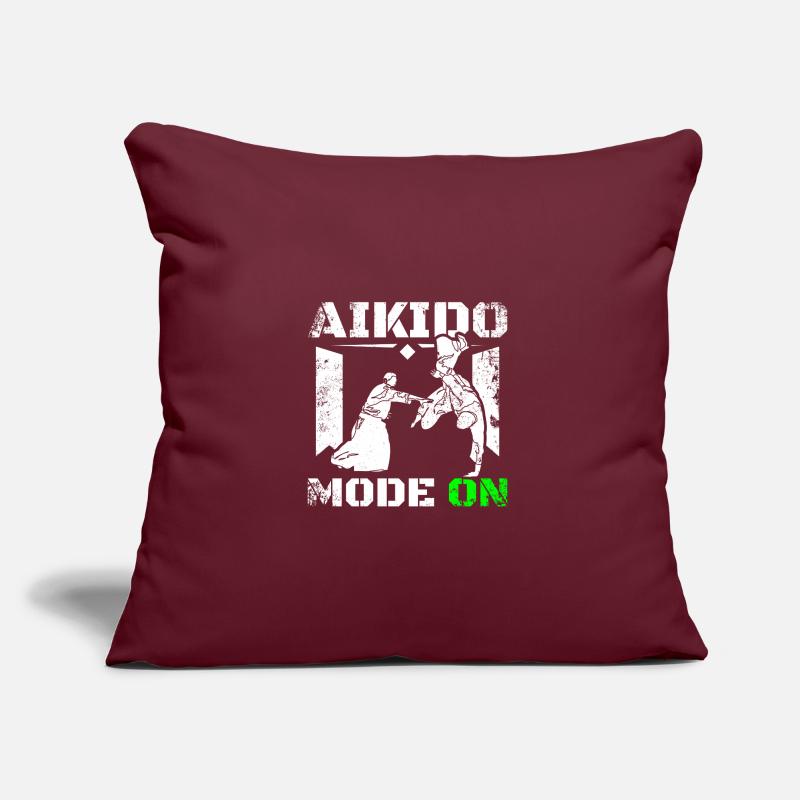 Mode Aïkido activé Coussin et housse de 45 x 45 cm