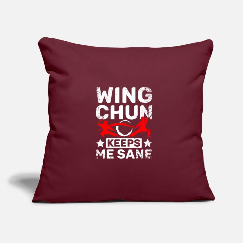 Wing chun keeps me sane Sofa pillow with filling 45cm x 45cm