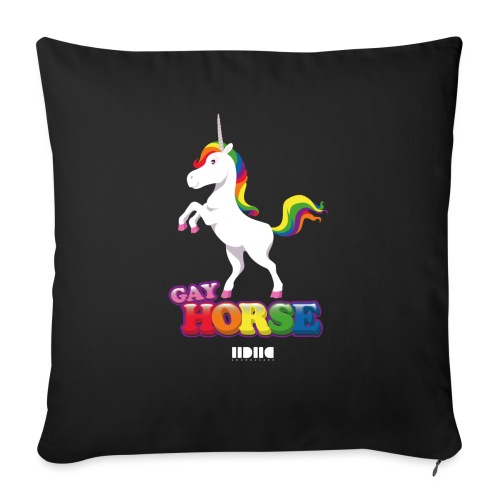 Unicorns are gay - Soffkudde med stoppning 45 x 45 cm