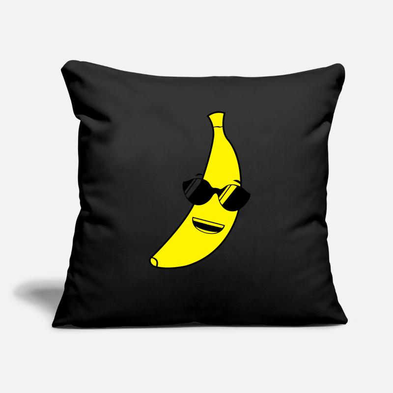 banane_cool_2 Sofakissen mit Füllung 45 x 45 cm