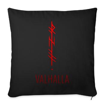 Vikings Valhalla - Sofa pillow with filling 45cm x 45cm - black - Front