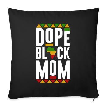 Black Mom, Black History Month - Sofa pillow with filling 45cm x 45cm - black - Front
