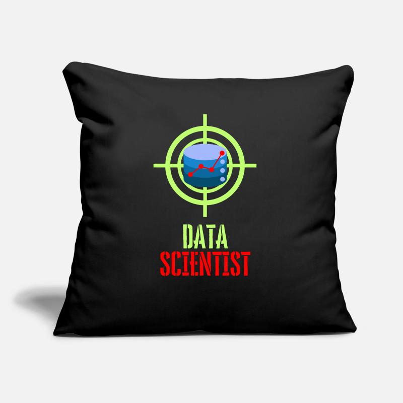 Data Hunter Funny Database Sofa pillow with filling 45cm x 45cm