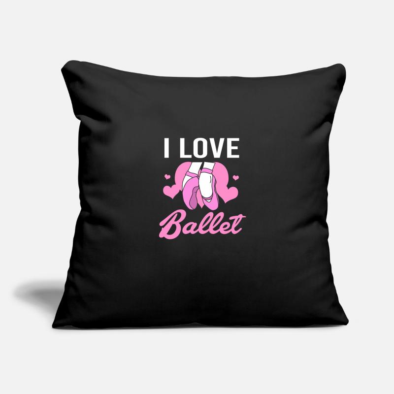 Danseuse de ballet Coussin et housse de 45 x 45 cm