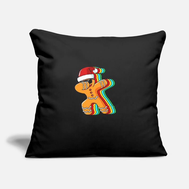 Gingerbread Man Gingerbread Heart Gingerbread Snacking Sofa pillow with filling 45cm x 45cm