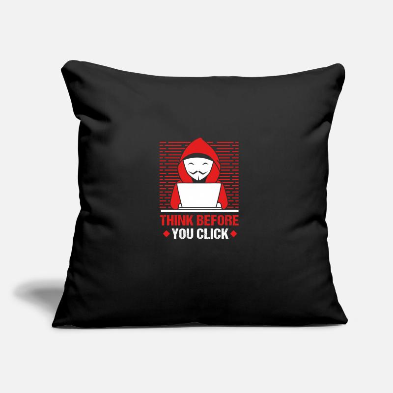 Cyber programmeur cybersécurité Hacker Coussin et housse de 45 x 45 cm