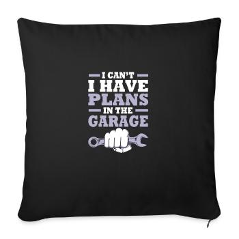 Automobiliste - Coussin et housse de 45 x 45 cm - noir - Devant
