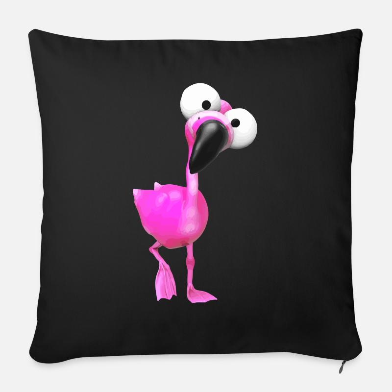 Flamopsi - Sofakissen mit Füllung 45 x 45 cm - Schwarz