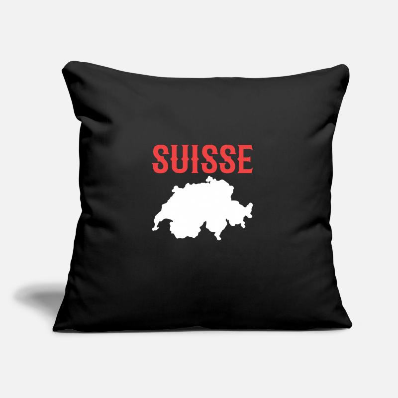 Schweiz Schweizer Schweizerdeutsch Sofakissen mit Füllung 45 x 45 cm