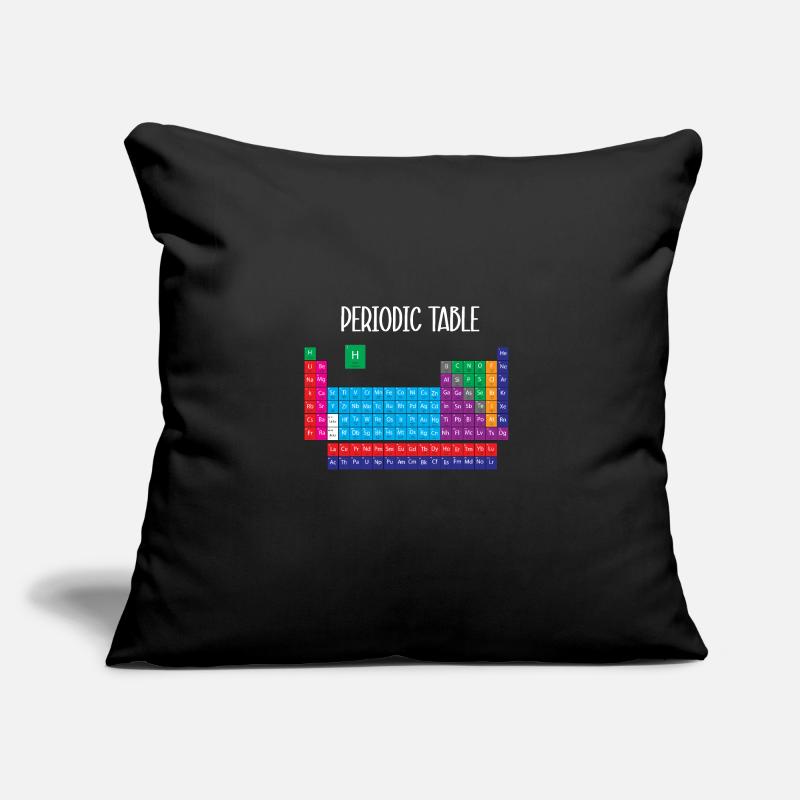 Periodic table Sofa pillow with filling 45cm x 45cm