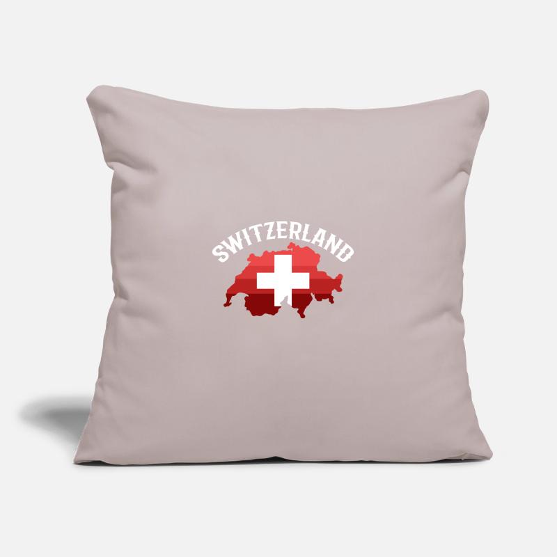 Schweiz Schweizer Schweizerdeutsch Sofakissen mit Füllung 45 x 45 cm